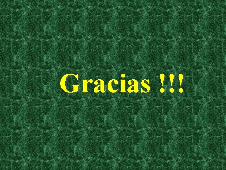 Gracias !!! 