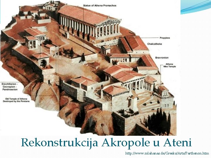 Rekonstrukcija Akropole u Ateni http: //www. mlahanas. de/Greeks/Arts/Parthenon. htm 