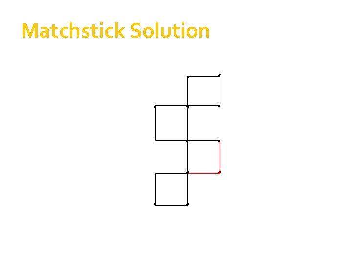 Matchstick Solution 