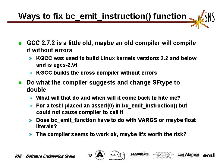 Ways to fix bc_emit_instruction() function l GCC 2. 7. 2 is a little old, Ways to fix bc_emit_instruction() function l GCC 2. 7. 2 is a little old,