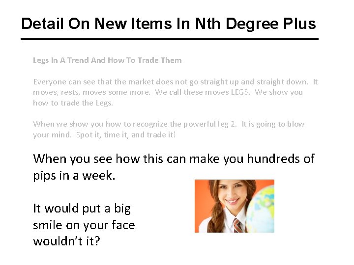 Detail On New Items In Nth Degree Plus Legs In A Trend And How