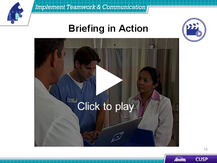 Briefing in Action 18 