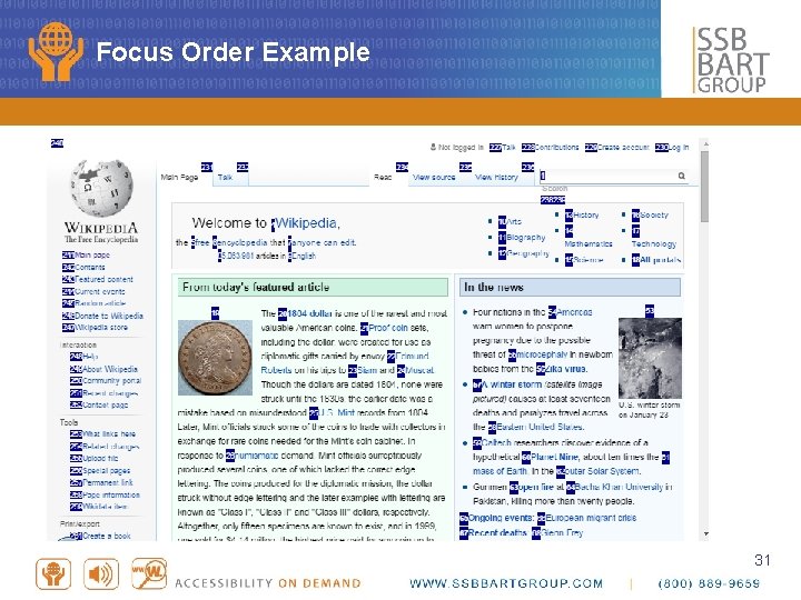Focus Order Example 31 