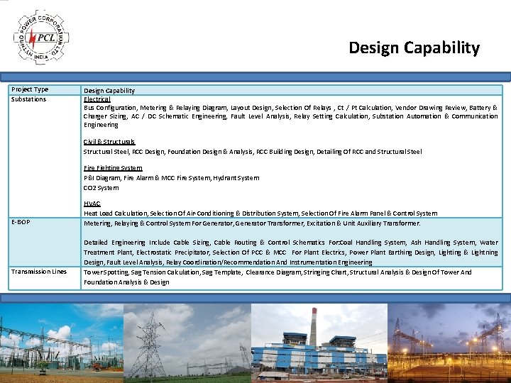 Design Capability Project Type Substations Design Capability Electrical Bus Configuration, Metering & Relaying Diagram,