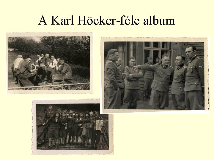 A Karl Höcker-féle album 