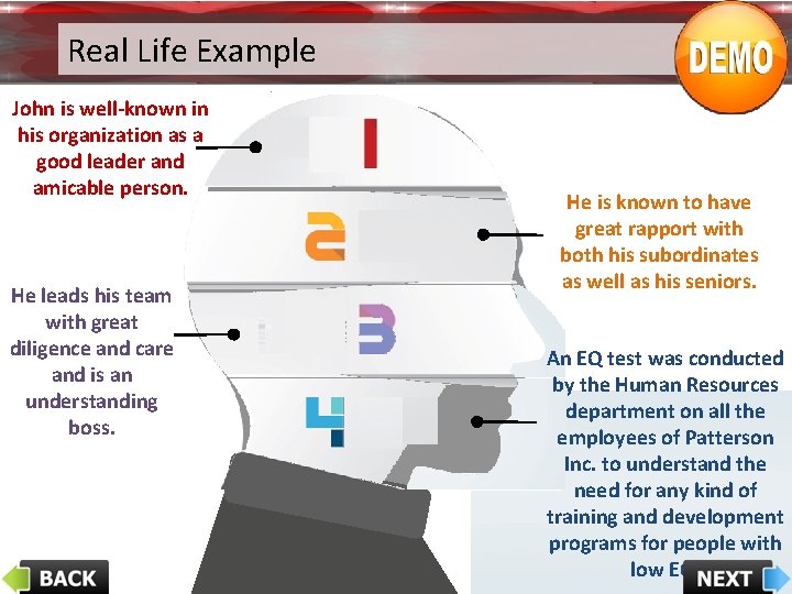 Real Life Example John is well-known in his organization as a good leader and Real Life Example John is well-known in his organization as a good leader and