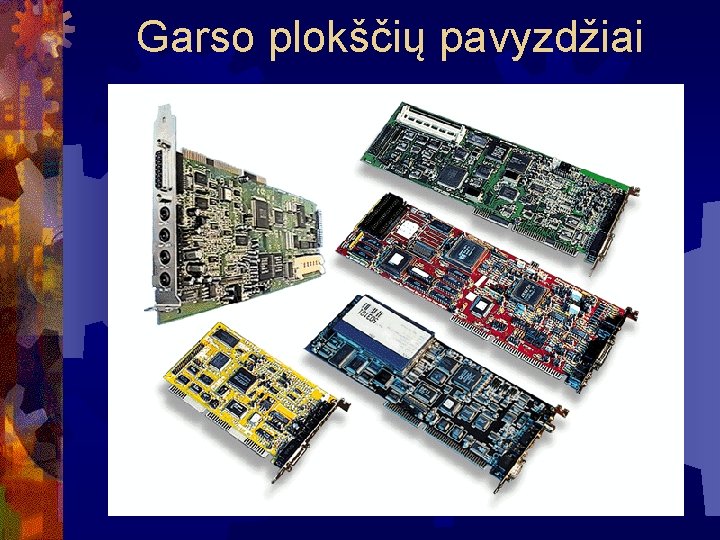 Garso plokščių pavyzdžiai 