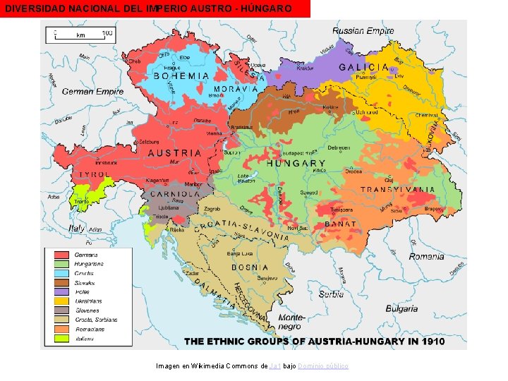 DIVERSIDAD NACIONAL DEL IMPERIO AUSTRO - HÚNGARO Imagen en Wikimedia Commons de Ja 1