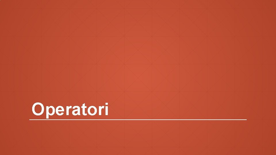 Operatori 