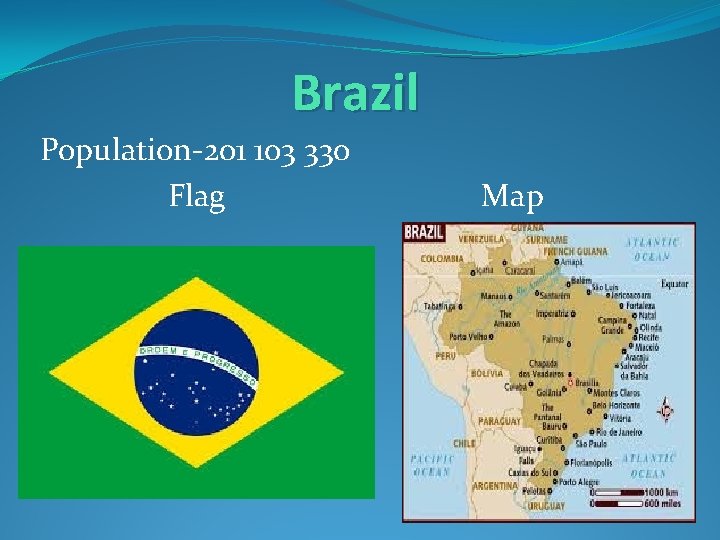 Brazil Population-201 103 330 Flag Map 