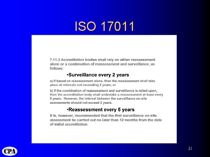 ISO 17011 21 