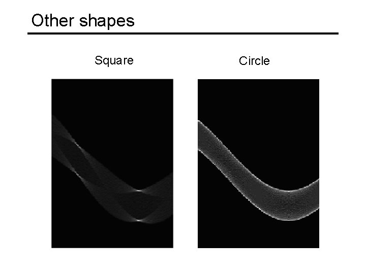 Other shapes Square Circle 