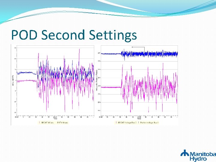POD Second Settings POD Second Settings
