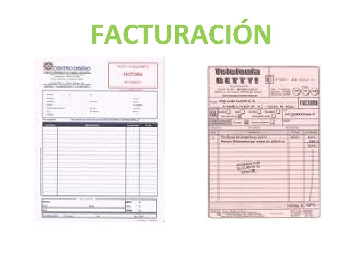 FACTURACIÓN 