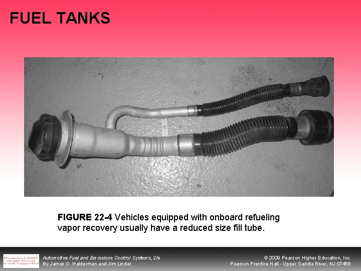 FUEL TANKS FIGURE 22 -4 Vehicles equipped with onboard refueling vapor recovery usually have FUEL TANKS FIGURE 22 -4 Vehicles equipped with onboard refueling vapor recovery usually have