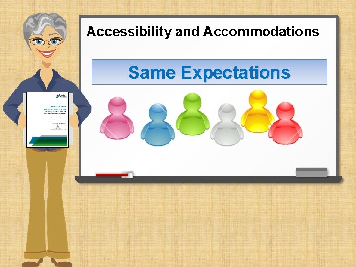 Accessibility and Accommodations Same Expectations 