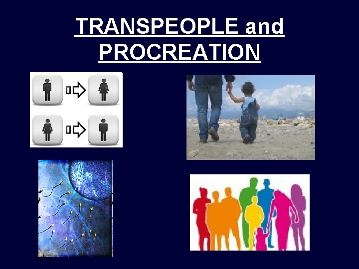 TRANSPEOPLE and PROCREATION TRANSPEOPLE and PROCREATION
