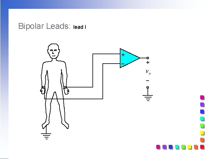 Bipolar Leads: lead I + _ Bipolar Leads: lead I + _