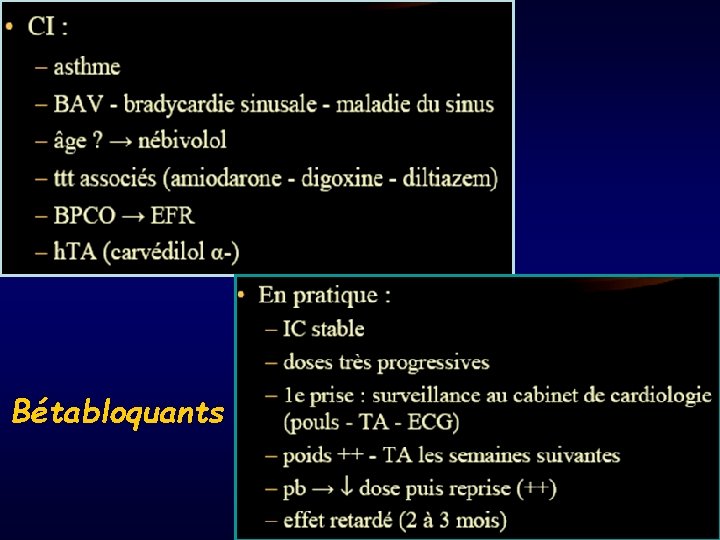 Bétabloquants 