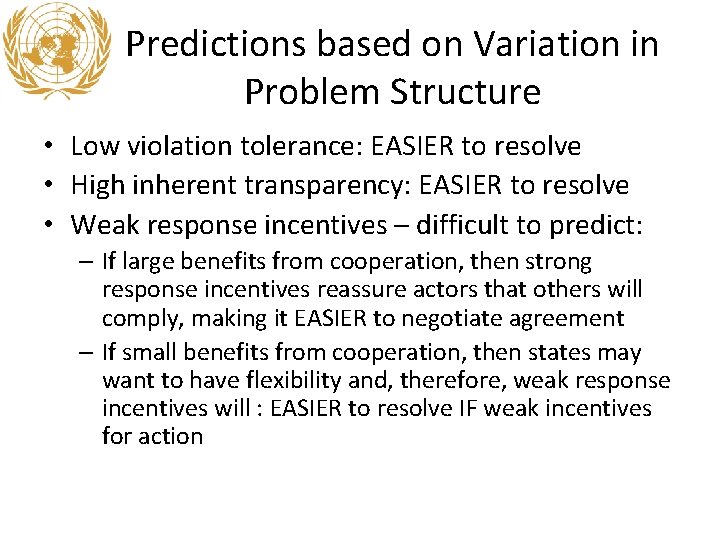 Predictions based on Variation in Problem Structure • Low violation tolerance: EASIER to resolve Predictions based on Variation in Problem Structure • Low violation tolerance: EASIER to resolve
