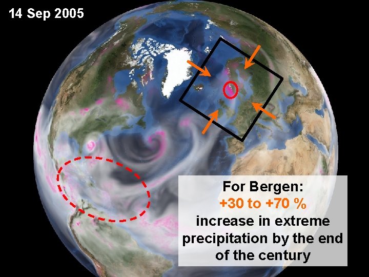 14 Sep 2005 Helge Drange Geofysisk institutt Universitetet i Bergen For Bergen: +30 to