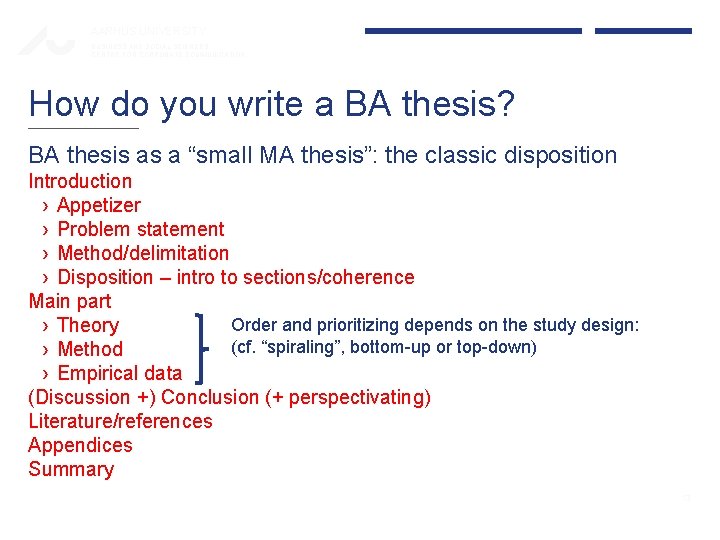 AARHUS UNIVERSITY BUSINESS AND SOCIAL SCIENCES CENTRE FOR CORPORATE COMMUNICATION How do you write AARHUS UNIVERSITY BUSINESS AND SOCIAL SCIENCES CENTRE FOR CORPORATE COMMUNICATION How do you write
