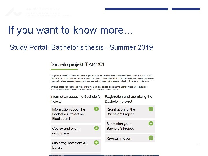 AARHUS UNIVERSITY BUSINESS AND SOCIAL SCIENCES CENTRE FOR CORPORATE COMMUNICATION If you want to AARHUS UNIVERSITY BUSINESS AND SOCIAL SCIENCES CENTRE FOR CORPORATE COMMUNICATION If you want to