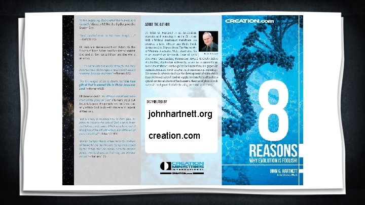 johnhartnett. org creation. com 