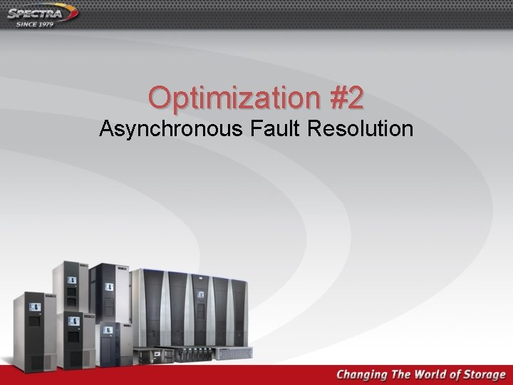 Optimization #2 Asynchronous Fault Resolution 