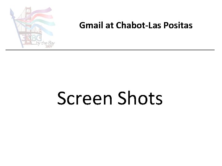Gmail at Chabot-Las Positas Screen Shots 