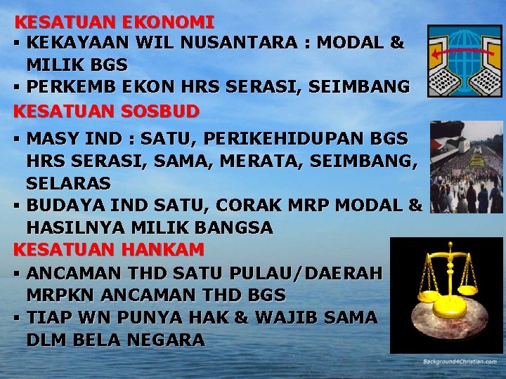 KESATUAN EKONOMI KEKAYAAN WIL NUSANTARA : MODAL & MILIK BGS PERKEMB EKON HRS SERASI, KESATUAN EKONOMI KEKAYAAN WIL NUSANTARA : MODAL & MILIK BGS PERKEMB EKON HRS SERASI,