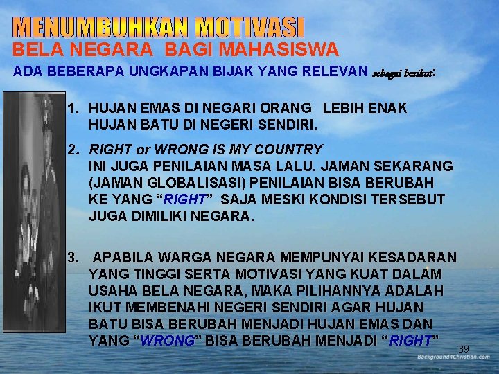 BELA NEGARA BAGI MAHASISWA ADA BEBERAPA UNGKAPAN BIJAK YANG RELEVAN sebagai berikut: 1. HUJAN BELA NEGARA BAGI MAHASISWA ADA BEBERAPA UNGKAPAN BIJAK YANG RELEVAN sebagai berikut: 1. HUJAN