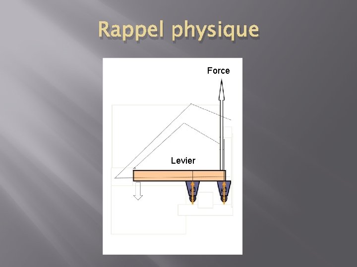 Rappel physique Force Levier Rappel physique Force Levier