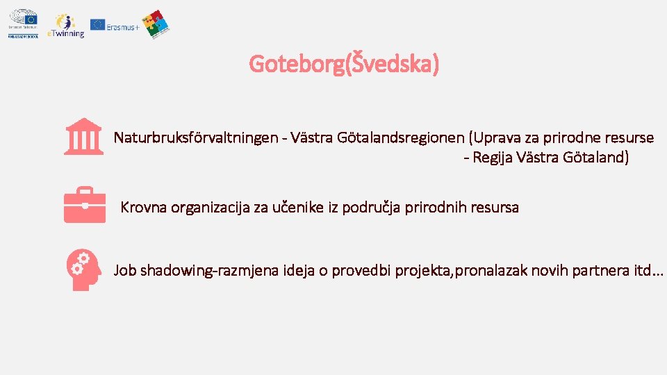 Goteborg(Švedska) Naturbruksförvaltningen - Västra Götalandsregionen (Uprava za prirodne resurse - Regija Västra Götaland) Krovna Goteborg(Švedska) Naturbruksförvaltningen - Västra Götalandsregionen (Uprava za prirodne resurse - Regija Västra Götaland) Krovna
