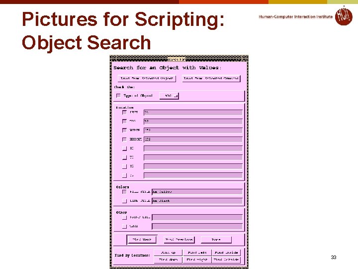 Pictures for Scripting: Object Search © 2020 - Brad Myers 33 