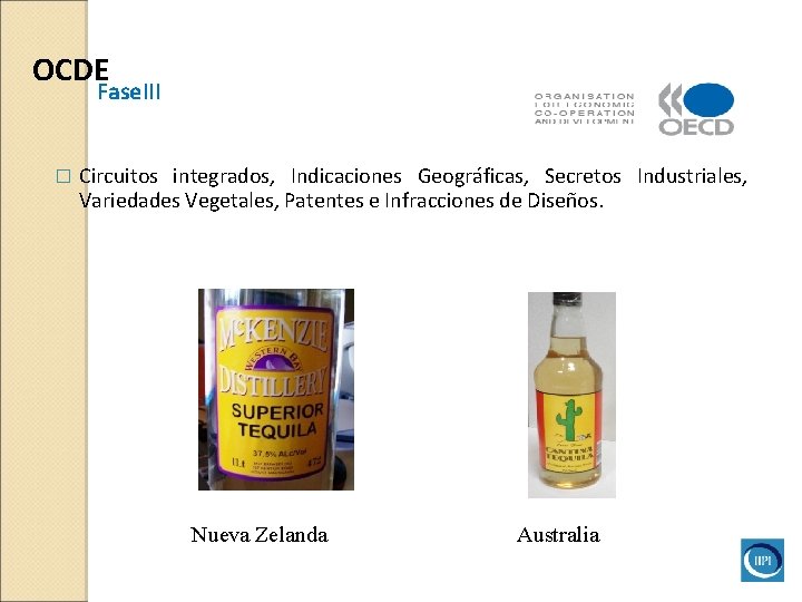 OCDE Fase. III � Circuitos integrados, Indicaciones Geográficas, Secretos Industriales, Variedades Vegetales, Patentes e OCDE Fase. III � Circuitos integrados, Indicaciones Geográficas, Secretos Industriales, Variedades Vegetales, Patentes e