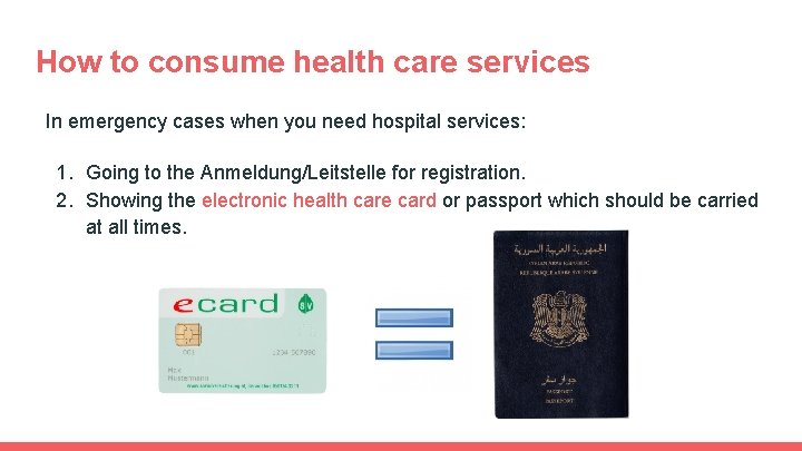 How to consume health care services In emergency cases when you need hospital services: How to consume health care services In emergency cases when you need hospital services: