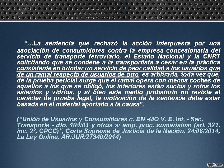 “…La sentencia que rechazó la acción interpuesta por una asociación de consumidores contra la