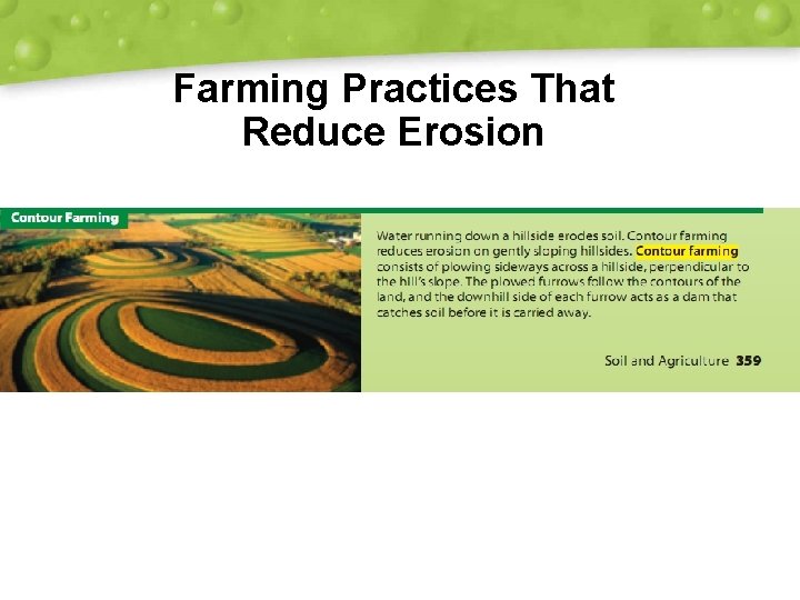 Farming Practices That Reduce Erosion 