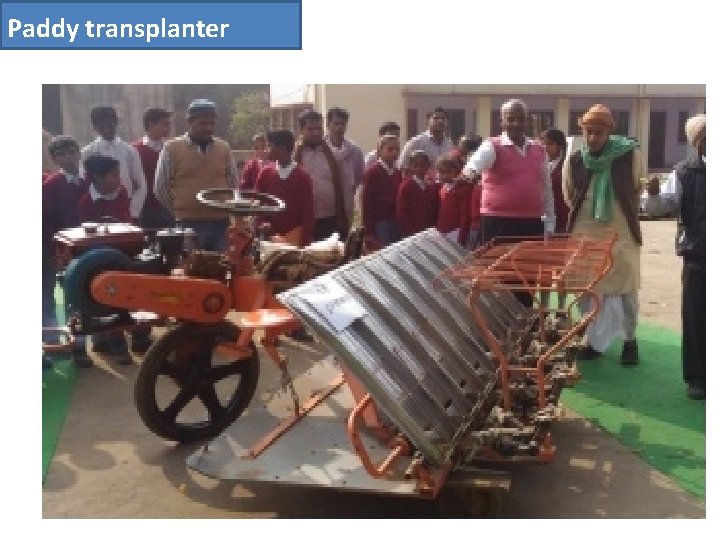 Paddy transplanter Paddy transplanter