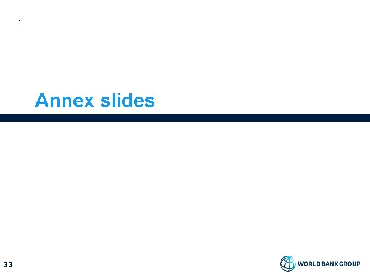 Annex slides 33 Annex slides 33