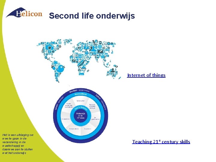 Second life onderwijs Internet of things Het is een uitdaging om mee te gaan