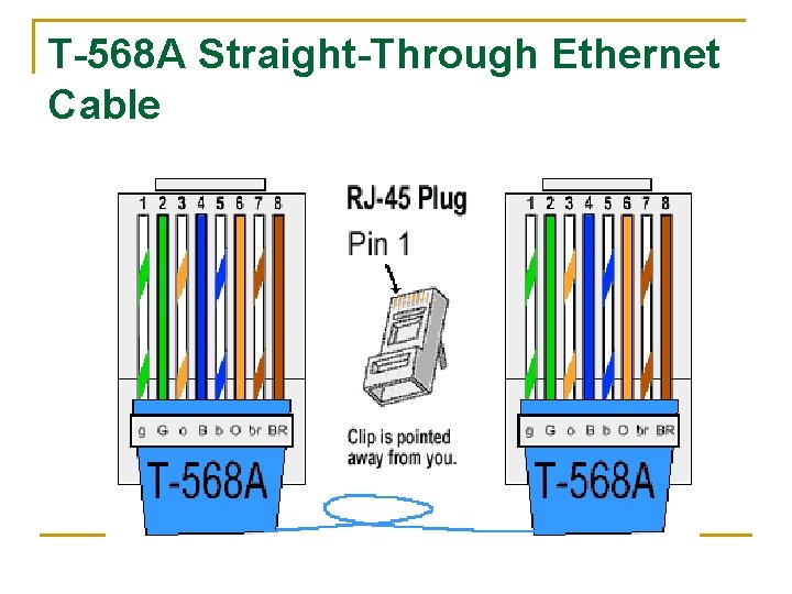 T-568 A Straight-Through Ethernet Cable 