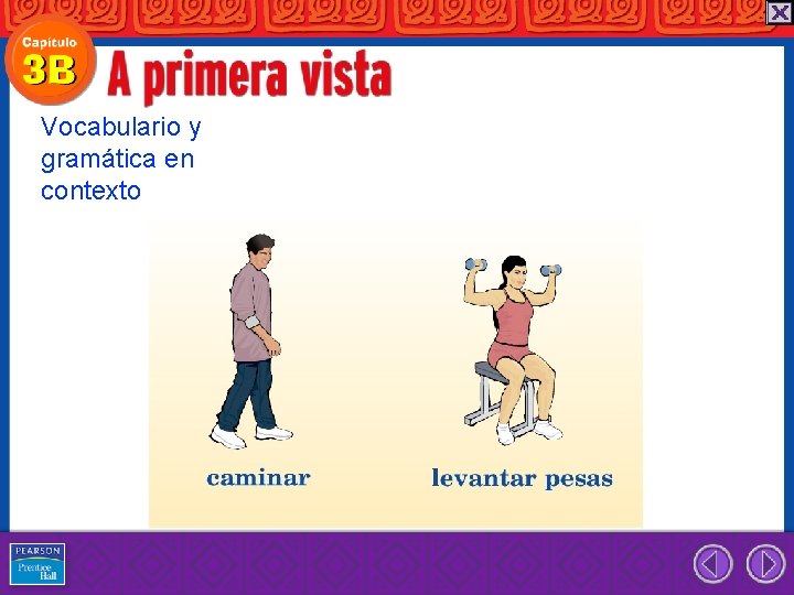 Vocabulario y gramática en contexto 