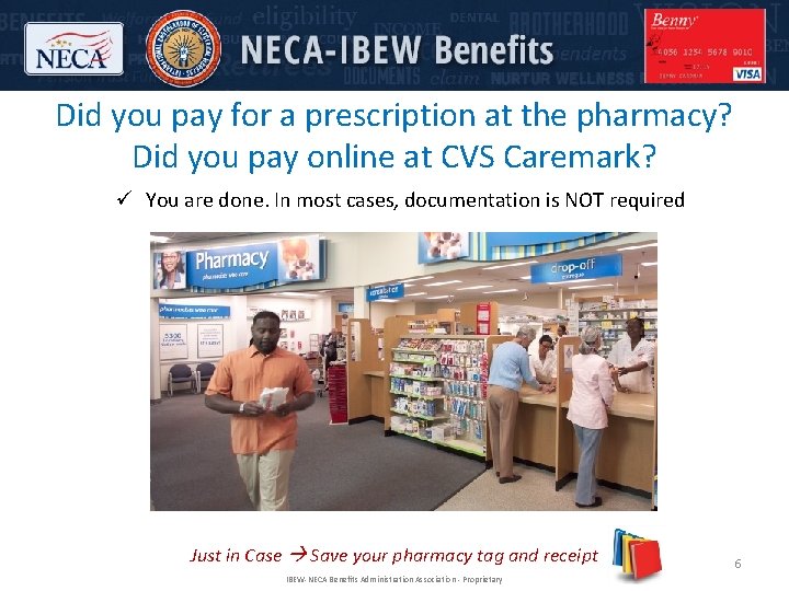 Did you pay for a prescription at the pharmacy? Did you pay online at