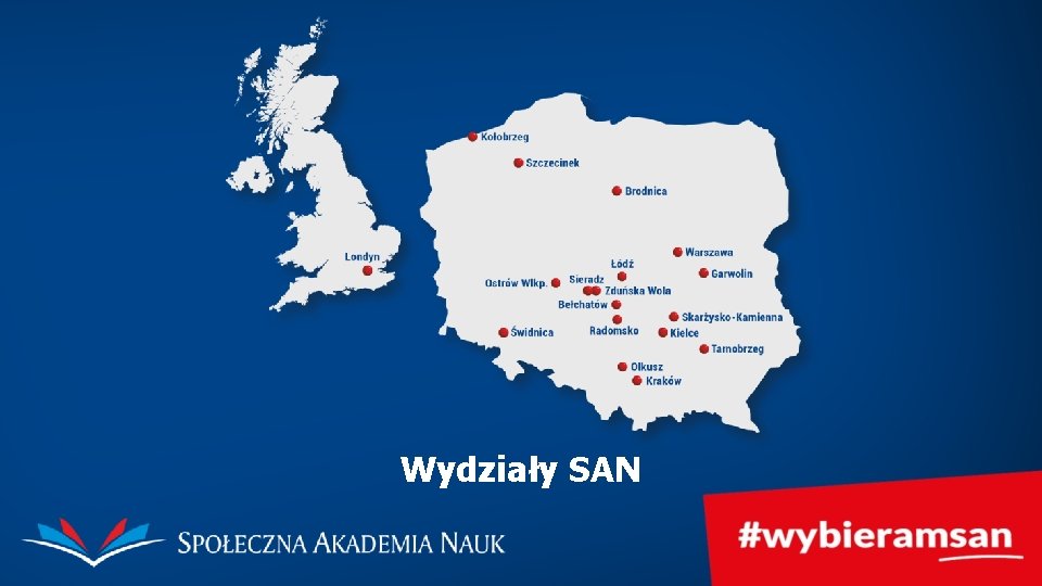 Wydziały SAN 