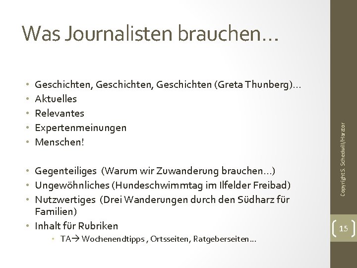  • • • Geschichten, Geschichten (Greta Thunberg)… Aktuelles Relevantes Expertenmeinungen Menschen! • Gegenteiliges