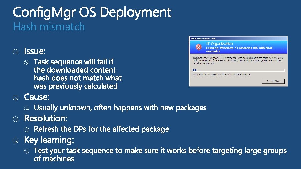 Hash mismatch  Hash mismatch