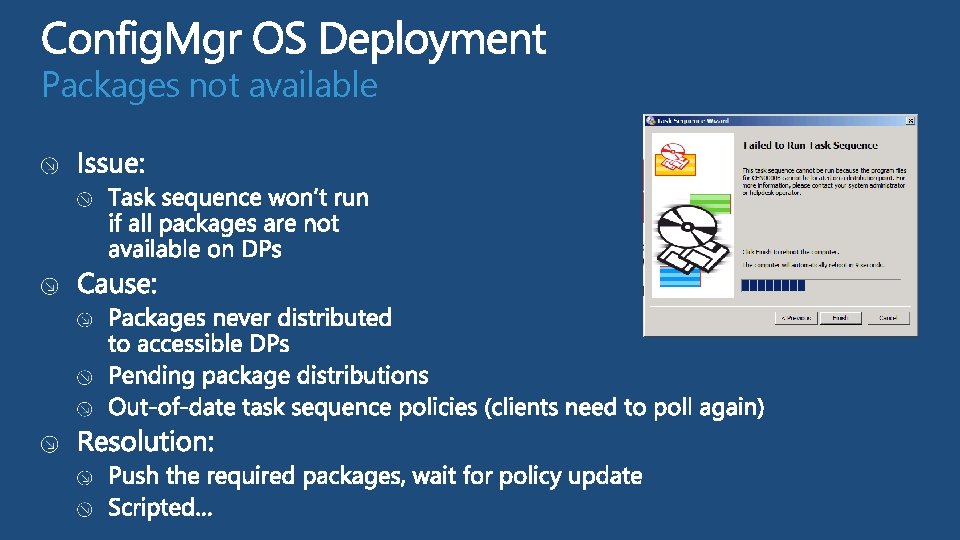 Packages not available  Packages not available