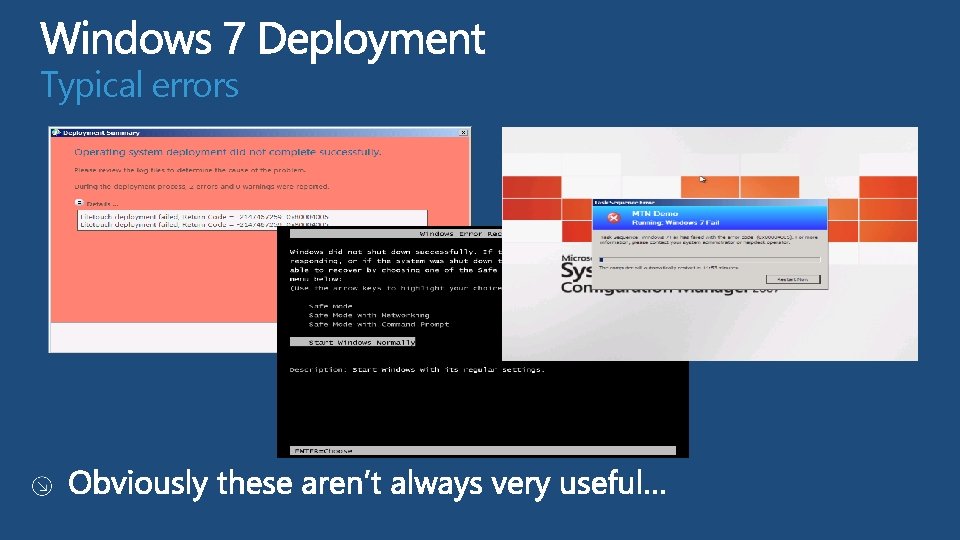 Typical errors  Typical errors